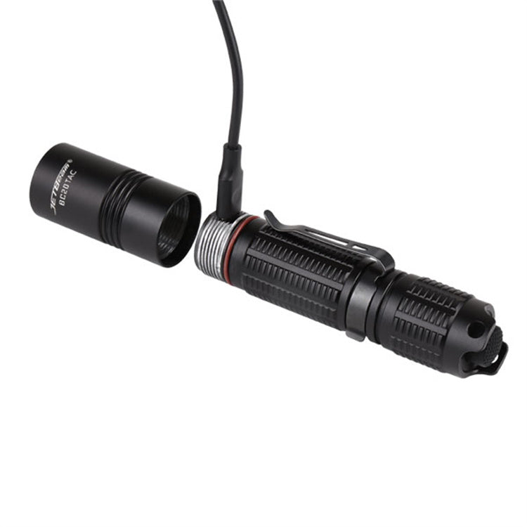 JETBeam®BC20TAC 1100 Lumen LED Torch Flashlight, USB Rechargeable,Battery Not Included