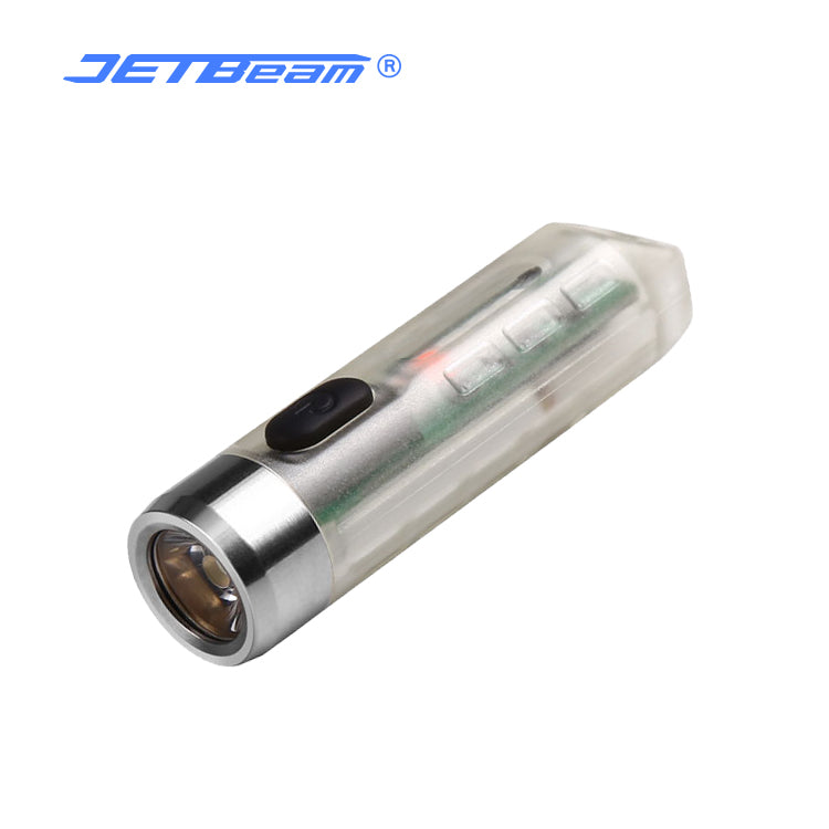 JETbeam® MINI ONE SC EDC Mini LED Torch Flash Light, UV Flashlight, USB Rechargeable Waterproof Flashlight 400LM, Battery Included