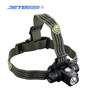 JETBeam®HR25 LED Headlamp, Waterproof USB Type-C Rechargeable LED Head Lamp 1180LM, Battery Included