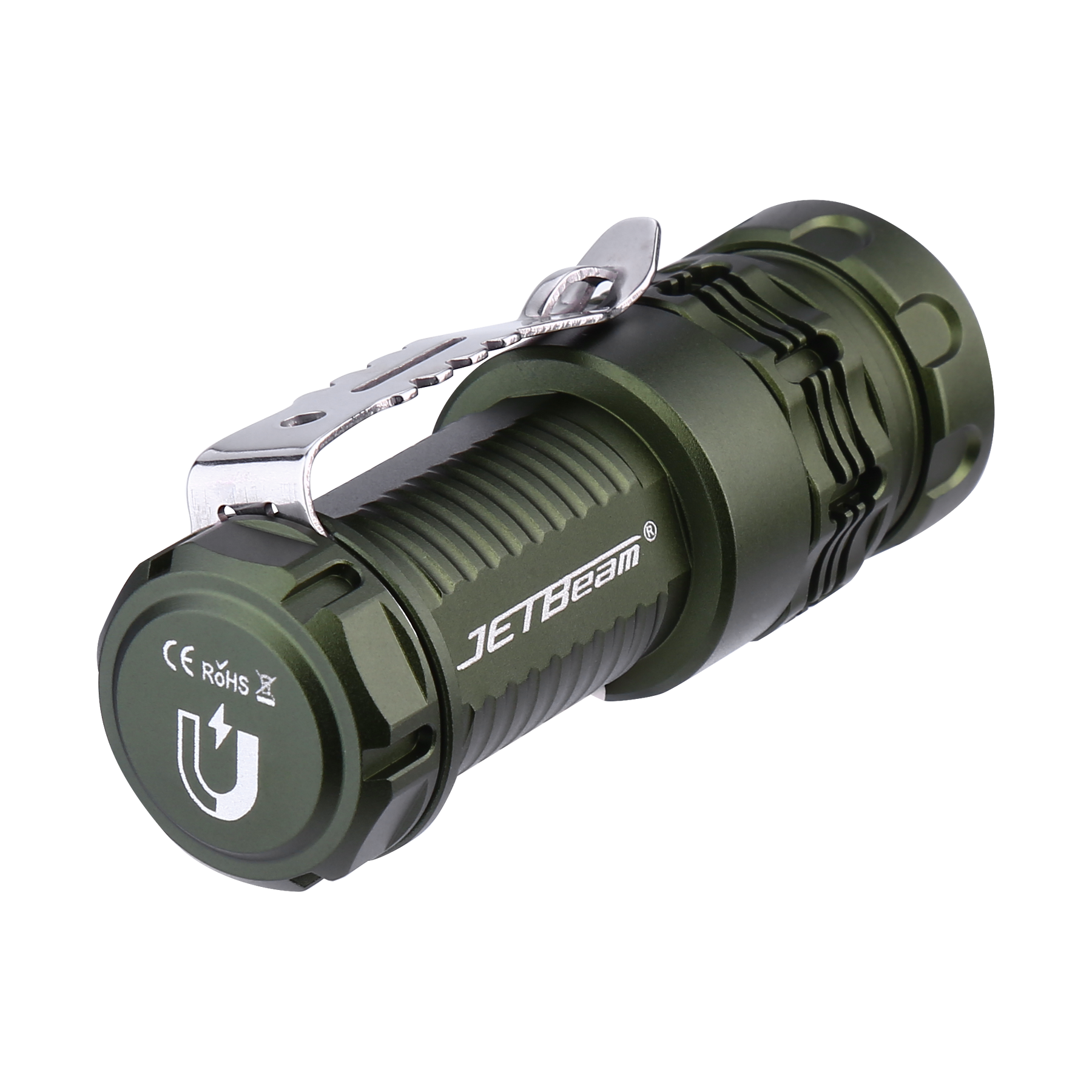 RRT0 Pro EDC RGB Flashlight 1680Lumens Rotary Ring, Magnetic Tail Cap