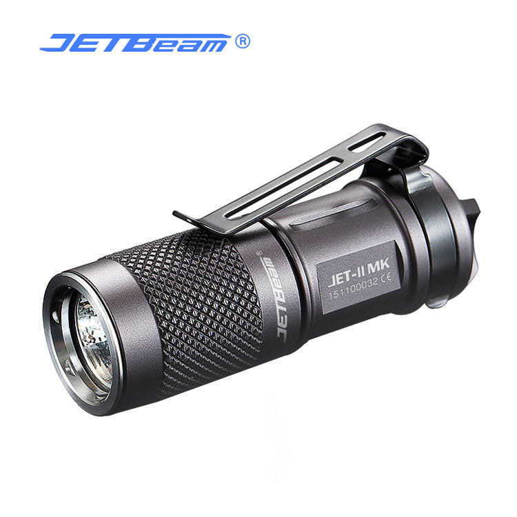 JETbeam® JET-II MK EDC Mini LED Torch Flash Light, USB Rechargeable Flashlight 510LM, Battery Not Included