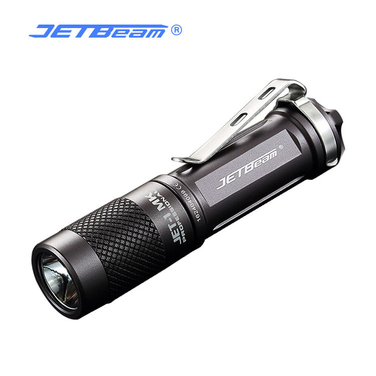 JETbeam® JET-I MK EDC Mini LED Torch Flash Light, USB Rechargeable Outdoor Flashlight 480LM, Battery Not Included